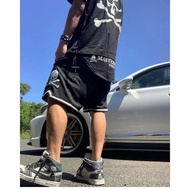 MasterMind Mesh Embroidered skull shorts dd