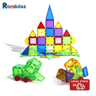 Romboss 52pcs Magnetic Tiles Building Blocks Kids Toy Magnet Set 3D Building Blocks For Girl Boys To