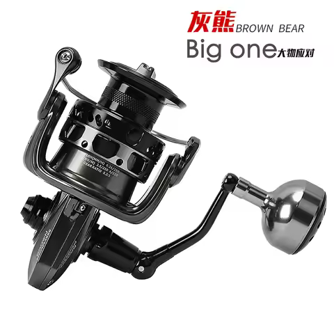 TSURINOYA Brown Bear High Quality Saltwater Metal Reel 8-12Kg Drag Trolling Jigging Spining Fishing