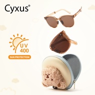 Cyxus Folding Polarized Sunglasses For Children 7-12 Years Old Anti-glare UV400 Protection Foldable