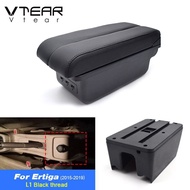 Vtearสำหรับซูซูกิเออร์ติก้า Suzuki Ertiga 2015-2020แขนภายในคอนโซลกล่องเก็บของที่พักแขนรถจัดแต่งทรงผม