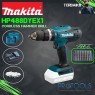MAKITA 18V HP488DWE CORDLESS HAMMER DRIVER DRILL 13MM (1/2") / HP488DYEX1 / HP488 FOC SCREWDRIVER BI