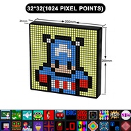 LED Pixel Display 64x64 RGB LED Matrix Panel Programmable Pixel Art Display with Bluetooth APP Contr
