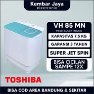 Toshiba Mesin cuci vh-h85mn / vhh85mn , 2 tabung 8.5 kg