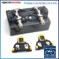 RACEWORK RPANTAHI Bicycle Pedal (6 Degree Fish Included)