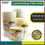 ∼ QUAFF Laminating Film Roll 4inches | 6inches | 9inches | 12inches 125micron & 250micron