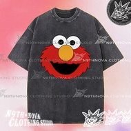 24h Shipping N9THNOVA Packs of Fun Sesame Street T-shirt, Retro Cartoon Fashion Top 6