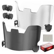 Visor Helmet Bola Sepak -, Diperakui ASTM F1938, Sesuai untuk Schutt F7/Riddell SpeedFlex (2 Visor +