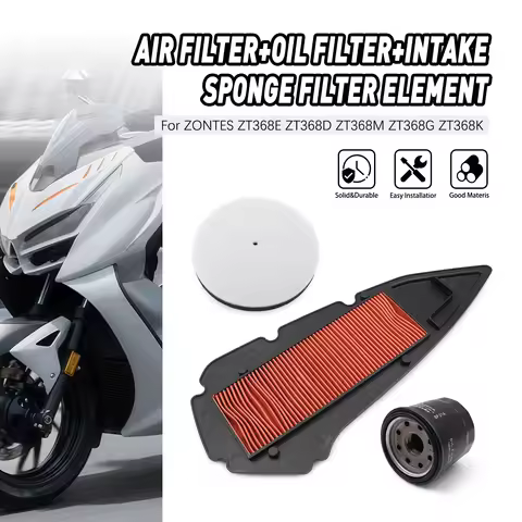 For Zontes ZT368E ZT368D ZT368M ZT368G ZT368K 368E 368D 368M 368G 368K Engine Oil Filter Air Intake