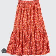 UNIQLO ORI Rok Panjang Midi Maxi Skirt Paul & Joe Pleated Plisket