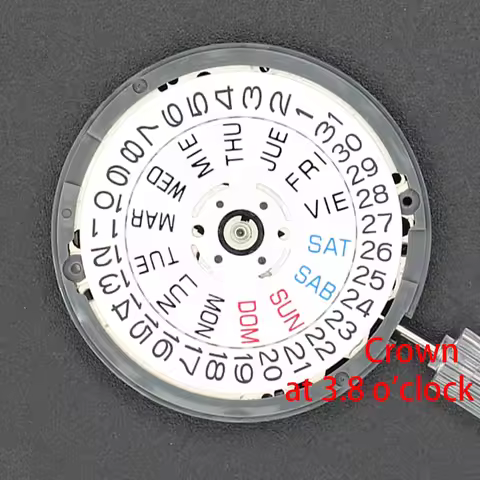 NH36 NH36A For Seiko Automatic Mechanical Movement English Date Week 3.8 O'clock Crown Japan Origina