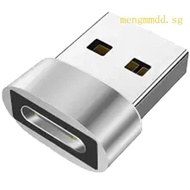 MEN USB Male to USB C Female Charging Connectors Adapter Fast Converter Head
