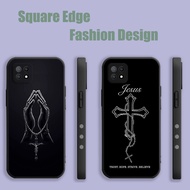 Casing For Samsung Galaxy S25 S25 ULTRA A16 A36 Bible JESUS God Aesthetic HBX01 Phone Case Square Ed