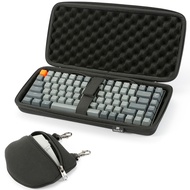 RAIACE Hard Keyboard Case, Hard Travel Storage Case for 84 Key Portable Keyboard, Compatible with Ke