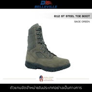 Belleville - 612 ST Steel Toe Boot [Sage Green] รองเท้าผู้ชาย บูท คอมแบท หนังแท้ รับแรงกระแทกได้ดี ท