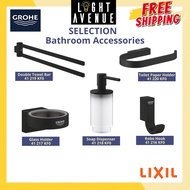 Grohe Selection Accessories Double Towel Bar/Toilet Paper Holder/Soap Dispenser/Robe Hook