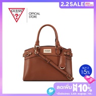 GUESS กระเป๋า รุ่น PG948505 HAYWORTH SMALL SATCHEL สีน้ำตาล