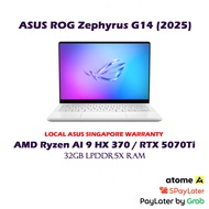 [2025] 1TB SSD ASUS ROG Zephyrus G14 14" OLED Gaming Laptop / AMD Ryzen AI 9 HX 370 / RTX 5070Ti