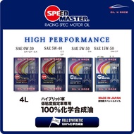 SpeedMaster Engine Oils HIGH PERFORMANCE Series 0W-30, 5W-40, 5W-50,15W-50