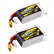 แบตเตอรี่โดรนแข่ง FPV 6S 1600mAh