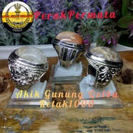 Cincin batu Akik Gunung / batu asli natural stone cincin lelaki man ring pkaian sunnah harga istimew