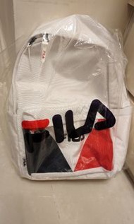 全新 原裝正版 backpack  FILA 白色背囊，背包