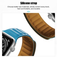 Silicone Link Magnetic Strap for  Watch Ultra/11/10/9/8/7/SE/6/5/4/3/2/1