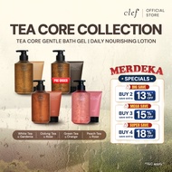 [READY STOCK] CLEF Tea Core Gentle Bath Gel & Daily Nourishing Lotion | Oolong Tea | White Tea | Gre