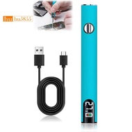 Cordless 510 Thread Battery Cart Pen, Rechargeable 650mAh Soldering Pen with LED Digital Display Adj