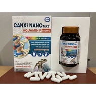Viên uống Canxi hữu cơ CANXI NANO MK7 AQUAMIN F 800mg - Cao xương ngựa bạch - Canxi tảo biển đỏ bổ s