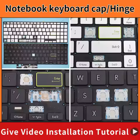 Replacement Keycap Key cap Hinge for ASUS Vivobook E510 L510 X521 E510MA L510M X521UA X521IA X521J X