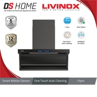 LIVINOX LCH-DARLEY-DC-90BL | LCH-DARLEY DC-90 FB Combo Kitchen Cooker Hood & Electric Hob Kombo Peny