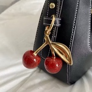 GANTUNGAN Cherry Keychain || Cherry Aesthetic Bag charm Keychain