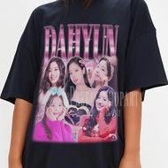 DAHYUN Twiccee Baju Vintaj TWICCEE Kim Da-hyun hyun Tshirt Penghormatan Gadis Band Fan Tees Sweater 
