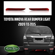 Toyota Innova Rear Bumper Reflector LED  2009 to 2015