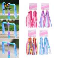 [kozeey] 2 Pack Rainbow Tassel Bike Handlebar Streamers, Easy to Attach, Bike Decoration, Bike Strea
