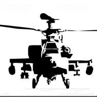 Car Window Stickers Fighter Plane Stickers Apache Helicopter Stickers