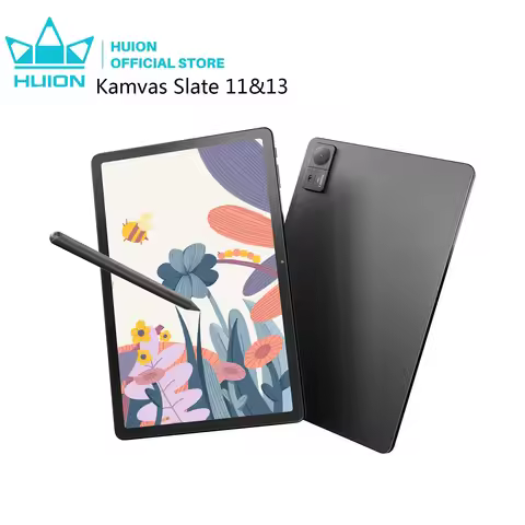 HUION Kamvas Slate 13 Drawing Tablet 12.7inch Tablet Android 14 8GB+256GB RAM 10000mAh with H-Pencil