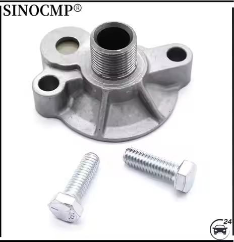 Car Auto SBC Oil Filter Adapter Spin On Bypass BBC Fit For Chevy 283 305 327 350 383 396 427 454 Eng