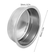 51/54 Mm Single Layer Stainless Steel Coffee Machine Filter Strainer Bowl Reusable Fit For Delonghi Coffee Machine Accessories