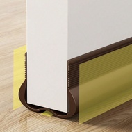 PVC Door Stopper Door Gap Cover Dust Barrier (White) Door Gap Cover/