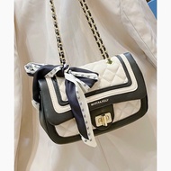 Guangzhou Miocra kolly women's crossbody bag size 23 with black scarf mixed with Munmiu91