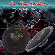 150W Set Magnetic Steel Mid Music Type Kereta Car Van Front Rear RoadStar DRS Waja Wira Bezza City V