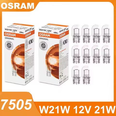 OSRAM standard car original W21W 7505 12V 21W W3x16d T20 7440 turn signal light stop light OEM autom