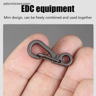 AD1MY Mini Spring Buckle Quick Release Keychain Keyring EDC Gear Classic Simple Martijn
