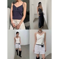 INBYIN-COTTON LACE TANK TOP-I3537