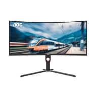 AOC CU34G3X 34-inci 4K Melengkung 180Hz Skrin Tulang Ikan 21:9 Monitor Permainan HDR10