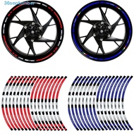 SEPTEMBER Reflective Rim Tape Motorcycle Accessories Rim Stripe Tape 17"18" Car Wheel Stickers