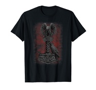 Viking Norse Mythology Thor's Mjolnir Odin's Huginn & Muninn T-Shirt