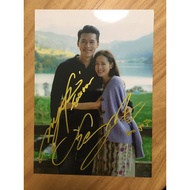 Signed Son Ye Jin  Hyun Bin autographed Crash Landing on You photo  7 inches k-pop 02